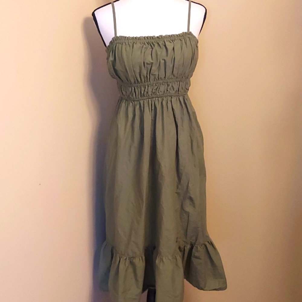 Green Casual Dress